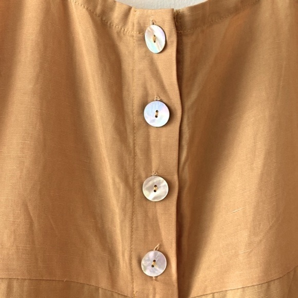 Sancia Alaro Wide-Leg Linen Jumpsuit Anthropologie - Picture 7 of 11